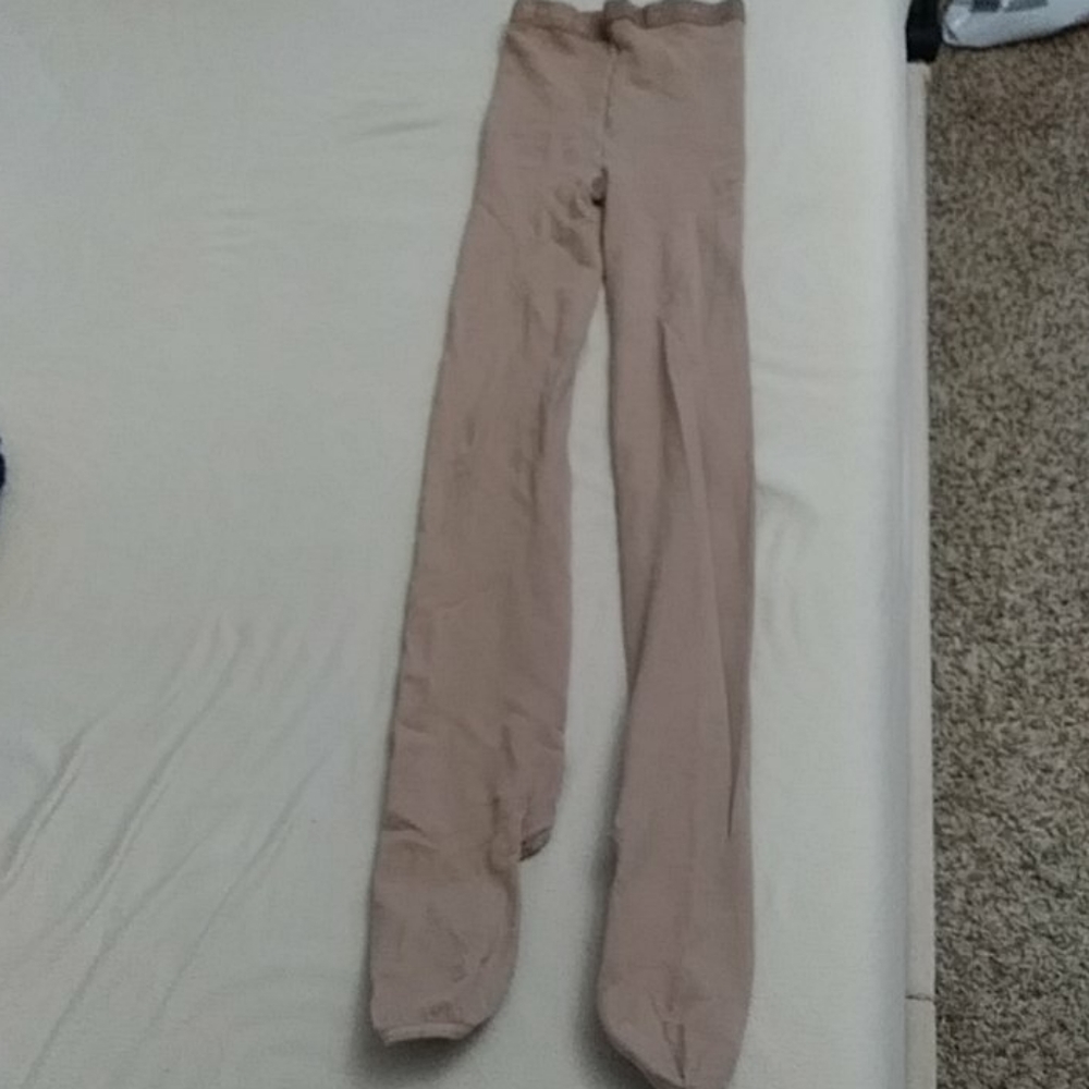 Over-the-boot figure skating tights